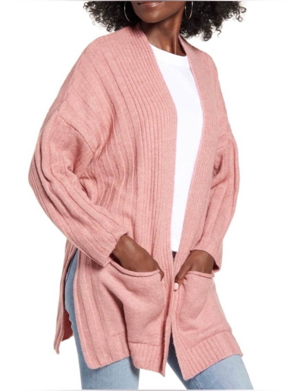 TOPSHOP Dusty Pink Cardigan